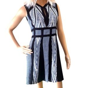 BCBGMAXAZRIA - Sleeveless dress, blue, size 4